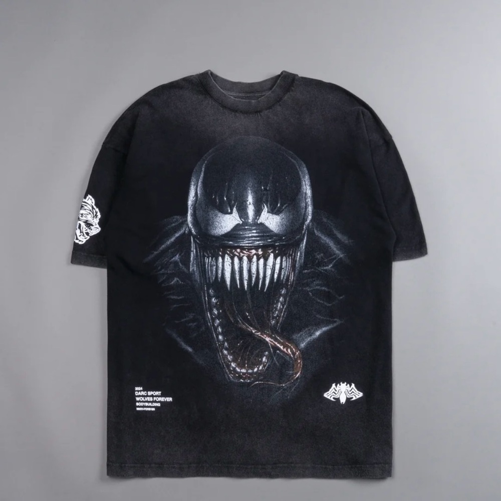 DARC SPORT X VENOM (SYMBIOTE) Premium Oversized Tee SIZE XL/ X Large